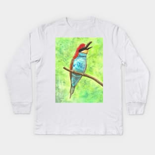 Bee-eater Kids Long Sleeve T-Shirt